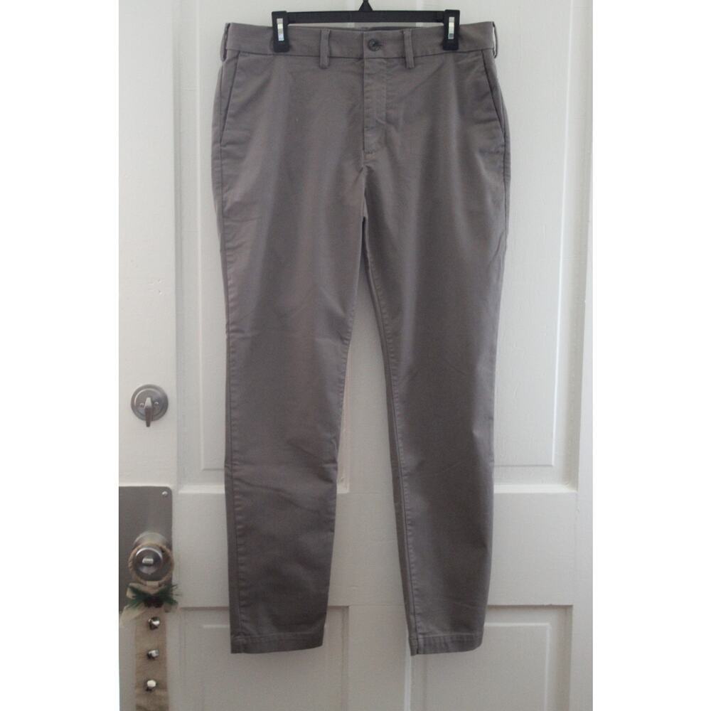 Express Skinny Chino Pants Size 34W X 32L Gray Hyper Stretch Comfort